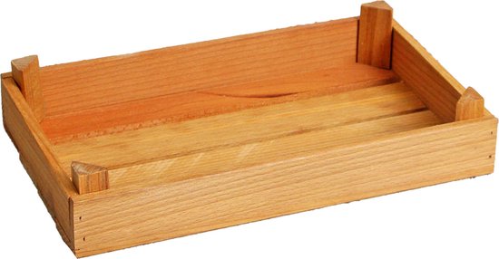 Joy Kitchen houten kist - Flat | serveer krat hout | fruitkist | serveerset | houten krat | kratten | serveerschaal | houten kistje | opbergkist | kistje hout | houten kist | houten opbergkist