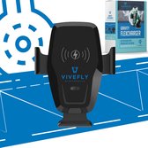 Vivefly Electronics Gravity Flexcharger - GSM Houder - Draadloze Auto Telefoonhouder - Qi Wireless Fast Charger - Universele Ventilatierooster Houder - Apple/iPhone - Samsung - Opp