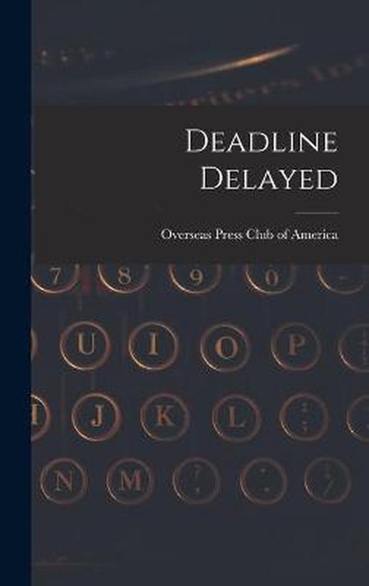 Deadline Delayed - cover