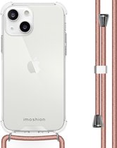 iMoshion Backcover met koord iPhone 13 hoesje - Rosé Goud