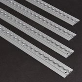 Datona® Bindrails (2 stuks) voor aanhangwagens - 150 cm, inclusief 4 spanogen