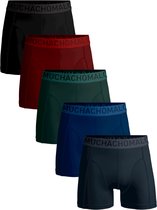 Muchachomalo Solid Onderbroek - Mannen - zwart - blauw - rood - groen