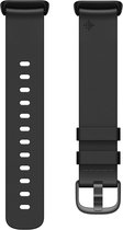 Fitbit Charge 5 - Leren bandje - Large - Zwart