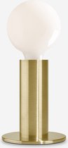 EDGAR SOL Tafellamp Goud - Dimbaar door Touch - Inclusief Opaal glas LED lamp