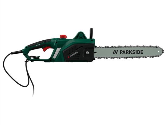 PARKSIDE® Elektrische kettingzaag - 1600 W - 2-hands-veiligheidsschakelaar