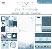 The Paper Boutique Deco Papier - Kerst 4 - 6x6 vellen - 20.3x20.3cm