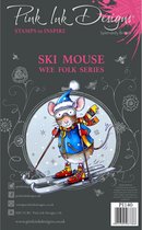 Pink Ink Designs - Clear stamp set Ski mouse