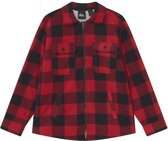 Quiksilver Tolala Allover Fleece Overhemd - American Red Tolala Plaid