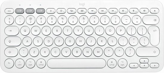 Logitech K380 for Mac Multi-Device - Bluetooth Toetsenbord - QWERTY ISO / Wit