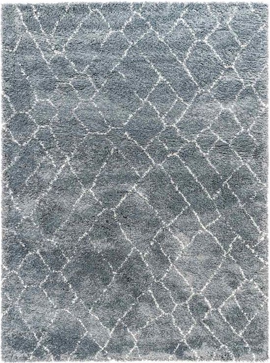 Vloerkleed Royal Nomadic zacht blauw 200 x 290 cm