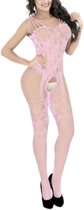 Zacht Roze Bodystocking Soraya