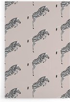 Walljar - Zebra Pattern - Muurdecoratie - Plexiglas schilderij