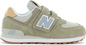 New Balance Classics 574 - Kinderschoenen Kinder Sneakers Groen Klittenband sluiting PV574NT2 - Maat EU 28