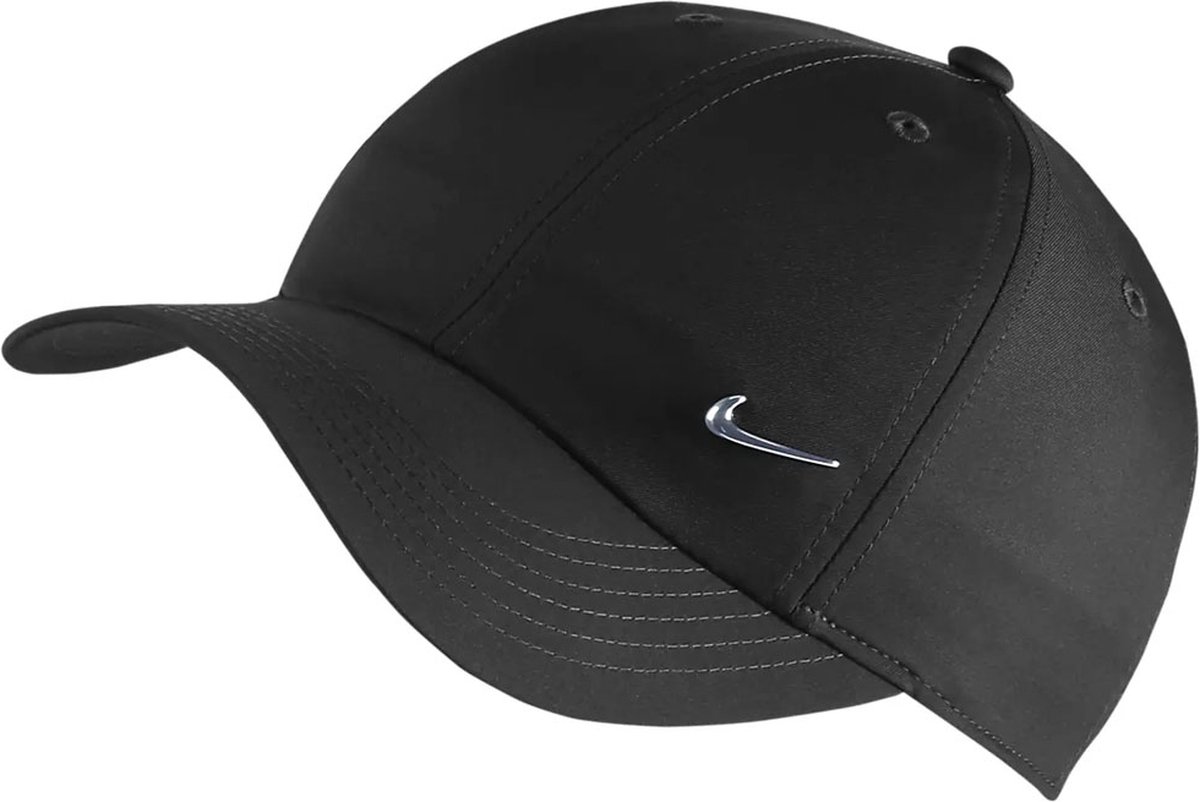 Nike Y NK H86 CAP METAL SWOOSH Unisex Sportcap Junior - Black/(Metallic  Silver) - Kind | bol