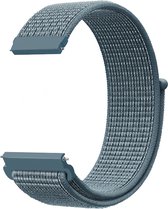 YONO Nylon Velcro Bandje 22mm - Horlogebandje geschikt voor Samsung Galaxy Watch 46mm / 3 (45mm) / Gear s3 - Polar Vantage M2 / Grit X - Huawei Watch GT 3 (pro) / 2 - Amazfit GTR - Leisteen
