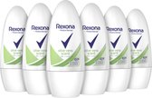 Bol.com Rexona Aloe Vera Deodorant Roller - 6 x 50 ml - Voordeelverpakking aanbieding