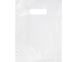Draagtassen Wit 55 Micron, 22,9x30,5cm (100 Stuks)