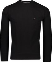 Tommy Hilfiger Sweater Zwart  - Maat S - Heren - Herfst/Winter Collectie - Katoen