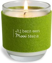 Cosy Candle "Mooi Mens"