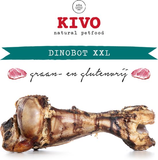 Kivo Petfood - Hondenbot Dino XXL 1800 gram