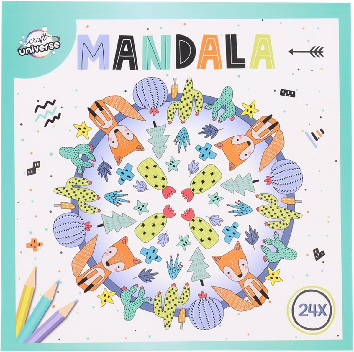 Mandala Kleurboek voor Kinderen Flower Power