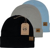 MowMow® | 3-pack Muts | Beanie | One Size Fits All | Unisex | Volwassenen