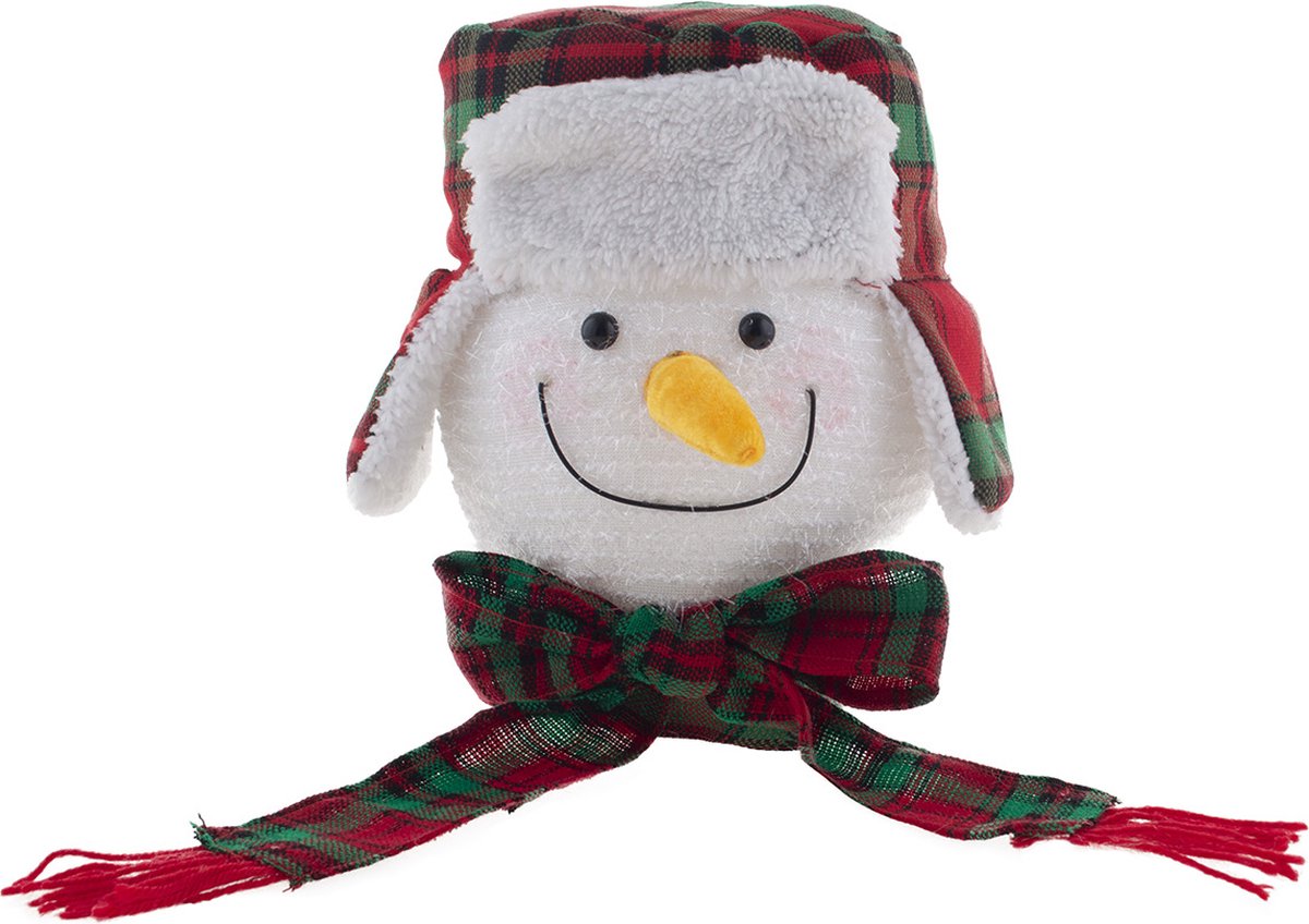 Dansende Sneeuwman 25 cm met licht, geluid en beweging - Feestdecoratievoorwerp - Kerstmis