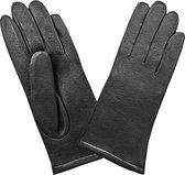 Glove Story Patty Leren Dames Handschoenen Maat 7,5 - Zwart