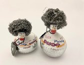 J-Line Kip "Disco Fever" (set van 2) 11cm