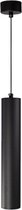 Zwarte Hanglamp langwerpig | 20cm | GU10 fitting | zwart