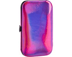 foto van Arte Regal Manicureset Metallic 10,8 Cm Staal Zilver/roze 7-delig