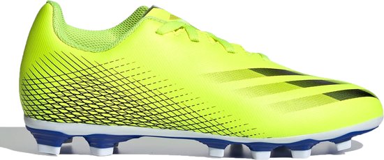 Adidas Ghosted.4 FxG Junior Sportschoenen - Unisex - Geel/Zwart/Blauw