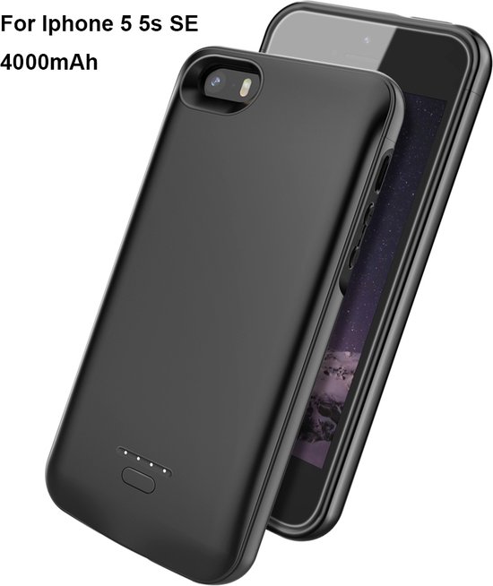 Powerbank hoesje - Geschikt voor Apple iPhone SE2016/5/5s - Batterij hoesje- Smart Battery Case