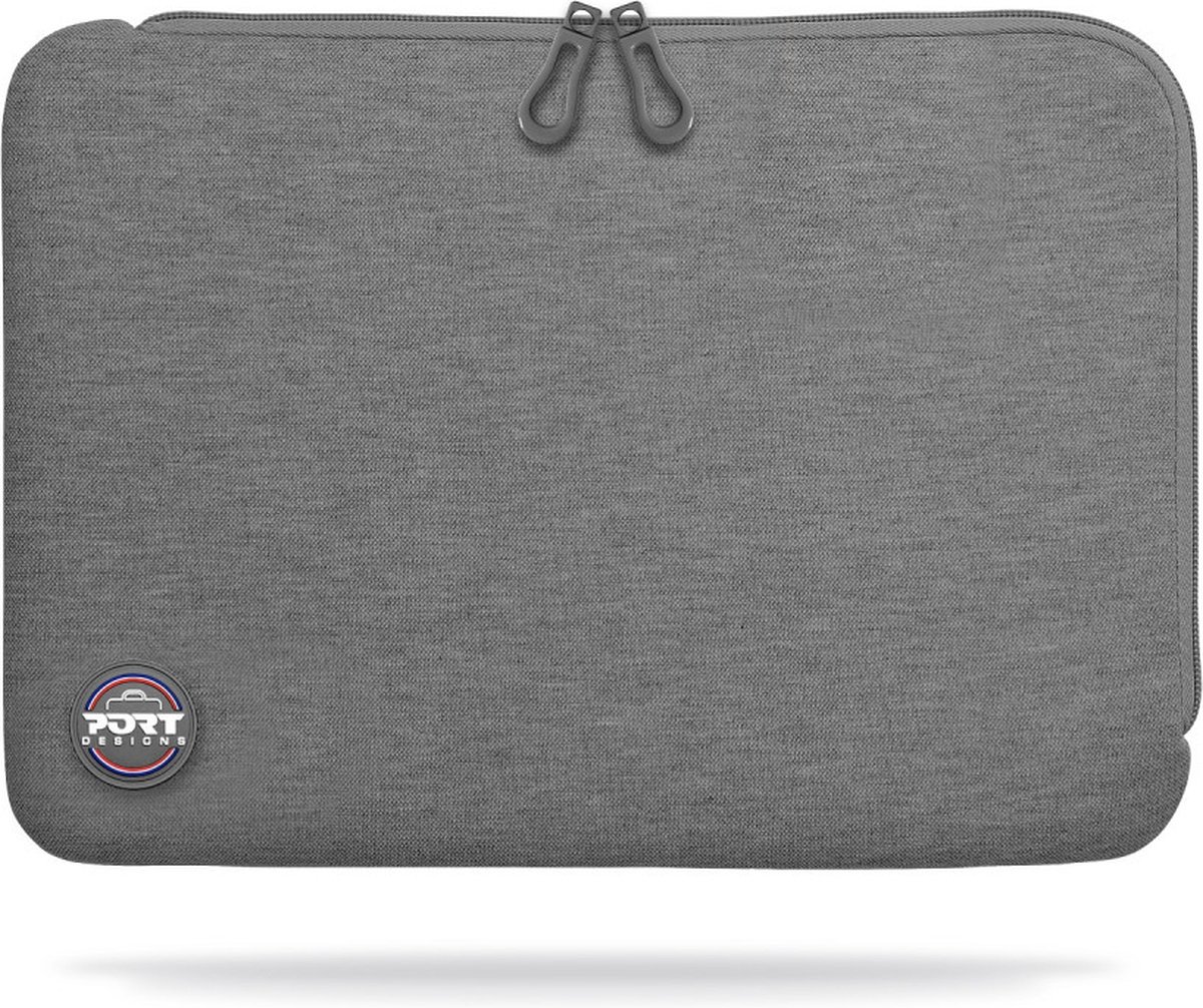 Port Designs Torino II - Laptophoes - 15.6 inch - Laptop Sleeve / Case - Katoen - Anti Kras - Grijs