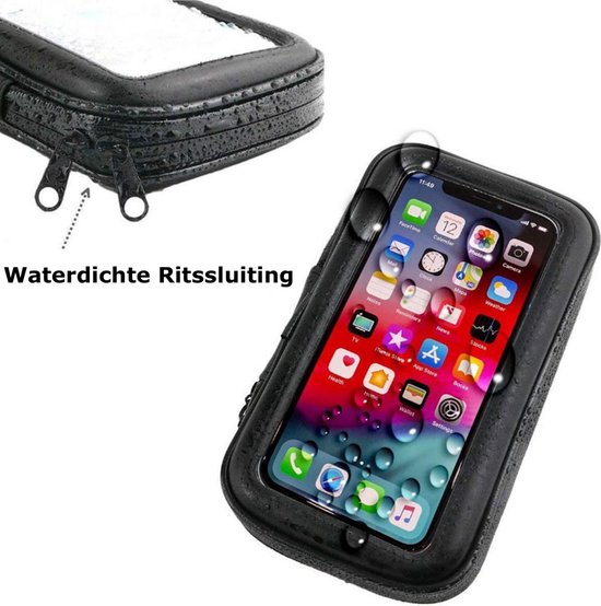 Support de téléphone étanche - Bicyclette - Universel - Rotatif à 360 degrés - Support de téléphone portable - Rangement