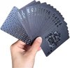 Afbeelding van het spelletje Speelkaarten - Waterdicht - 56 Kaarten - Zwart - Volwassen - Pokerkaarten - Kaarten - Kaartspel