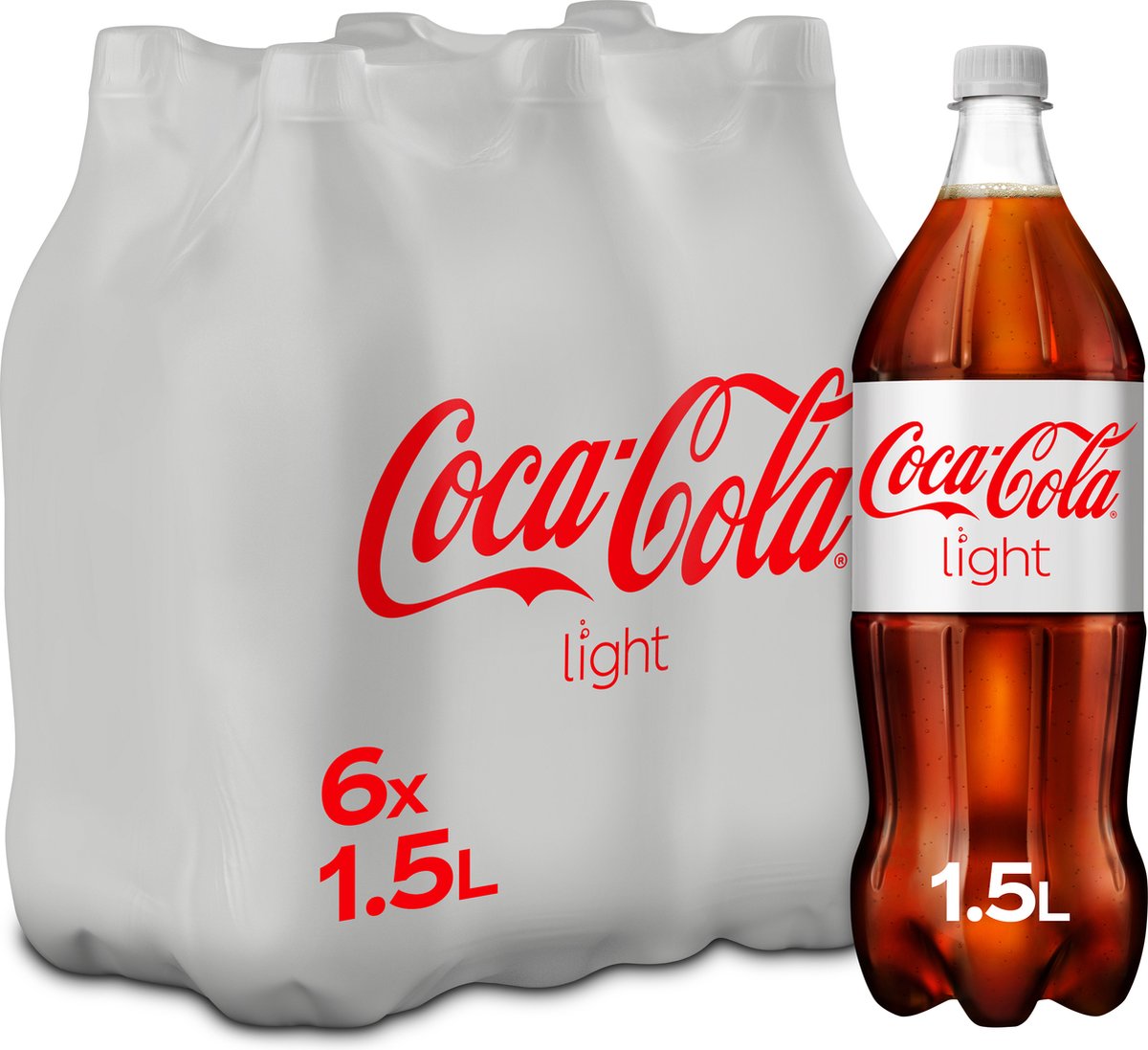 Coca cola light | Petfles 6 x 1,5 liter | bol