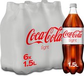 Coca cola light | Petfles 6 x 1,5 liter