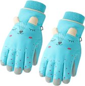 KidsMemories- Lichtblauw - Handschoenen- Meisjes- Ski handschoenen