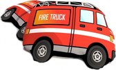 kussen Fire Truck 40 cm polyester¬†rood