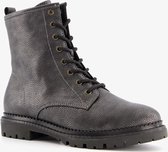 Blue Box dames veterboots - Grijs - Maat 38