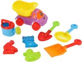 strandset met vrachtwagen junior 23 x 15 cm 8-delig