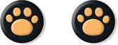 FSW-Products - Thumb grips - 1 Paar = 2 Stuks - Nintendo Switch & Lite - Joystick/Controller Grips - Joy-Con Thumbsticks - Thumbgrips - Switch grips - Zwart/Oranje
