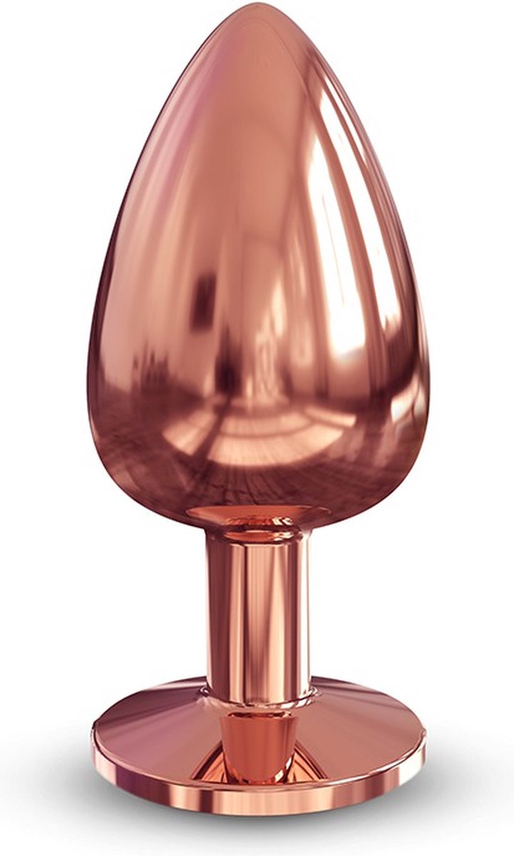Goedkoopste Dorcel - Diamond - Metalen Buttplug - Rosé Goud Large