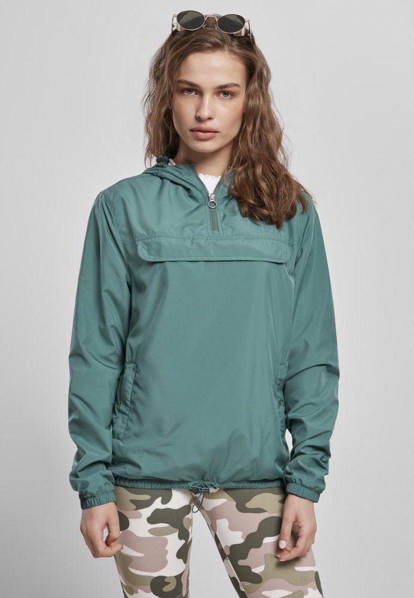 Urban Classics Basic Pullover Jas XL Groen