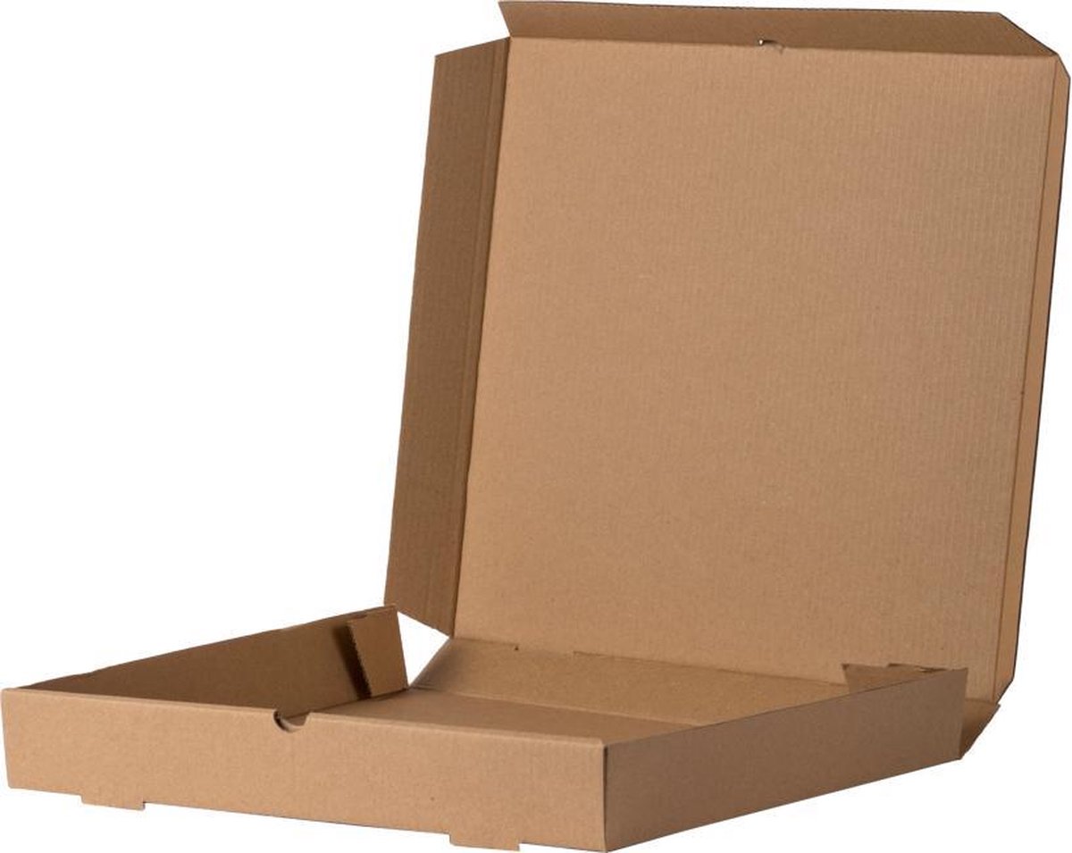 Use.green kraftpapier pizzadoos, 100% composteerbaar, Disposable, wegwerp artikel, eenmalig gebruik, milieuvriendelijk papier, ideaal voor restaurants, afhaalrestaurants, lunch, diner- 100 stuks