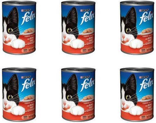 Felix Nourriture humide pour chats Sélection de viande doublement  délicieuse à prix pas cher
