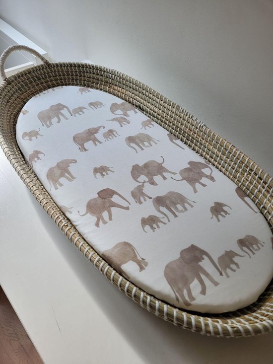 Trillen opslaan raken RiFresh - matras voor verschoonmand Kwantum - met olifanten hoesje - 2 cm  dik | EXCL... | bol.com