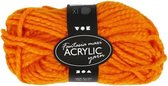 acrylgaren oranje 35 m. 50 gram