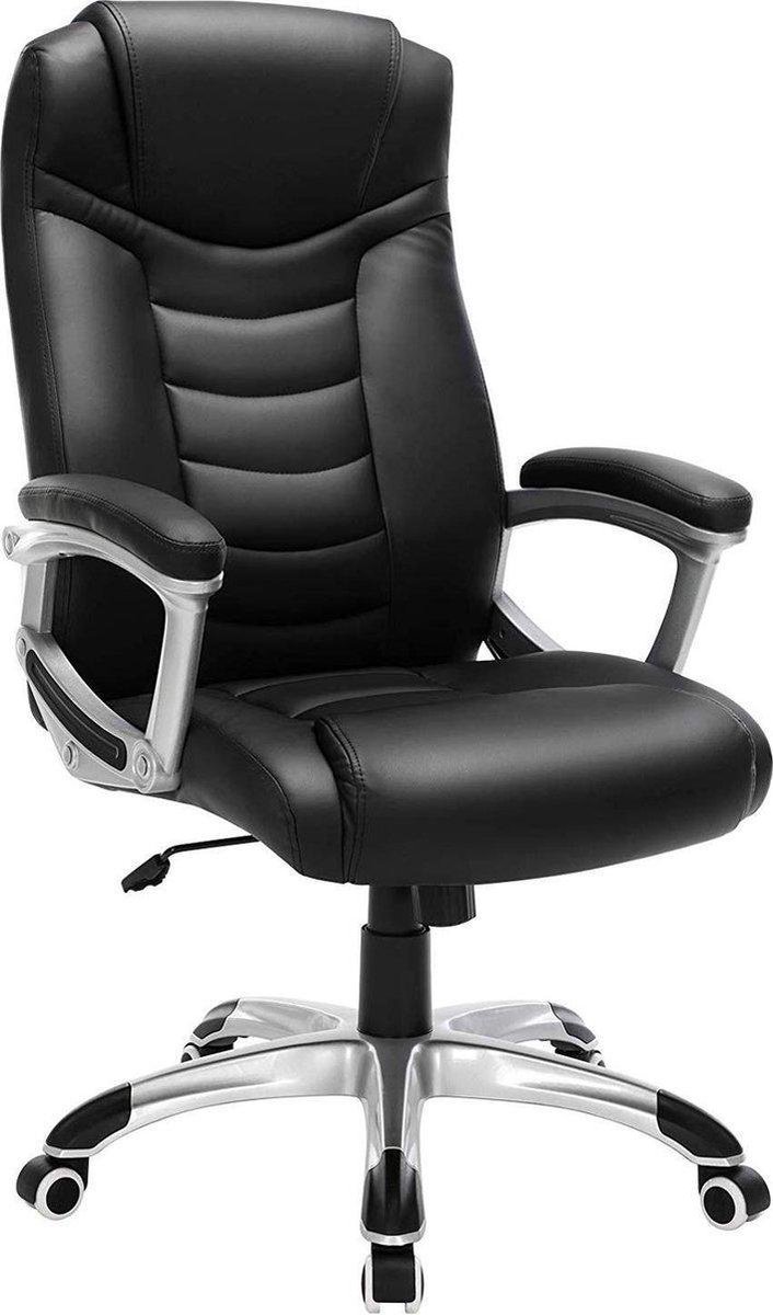 Nifty Living - Luxe Design Bureaustoel - Hoog zitcomfort - Zwart